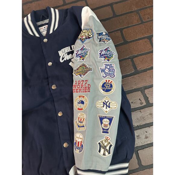 NEW YORK‎ YANKEES G-III 27X World Series Varsity Jacket~Never Worn~S L 2XL - Picture 10 of 10